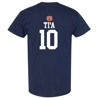 Auburn - NCAA Football : Tristan Ti'a - Replica Shersey T-Shirt-1