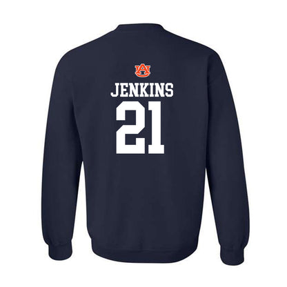 Auburn - NCAA Football : Gavin Jenkins - Replica Shersey Crewneck Sweatshirt-1