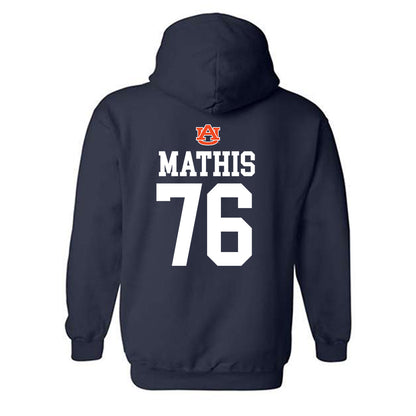 Auburn - NCAA Football : Mason Mathis - Replica Shersey Hooded Sweatshirt-1