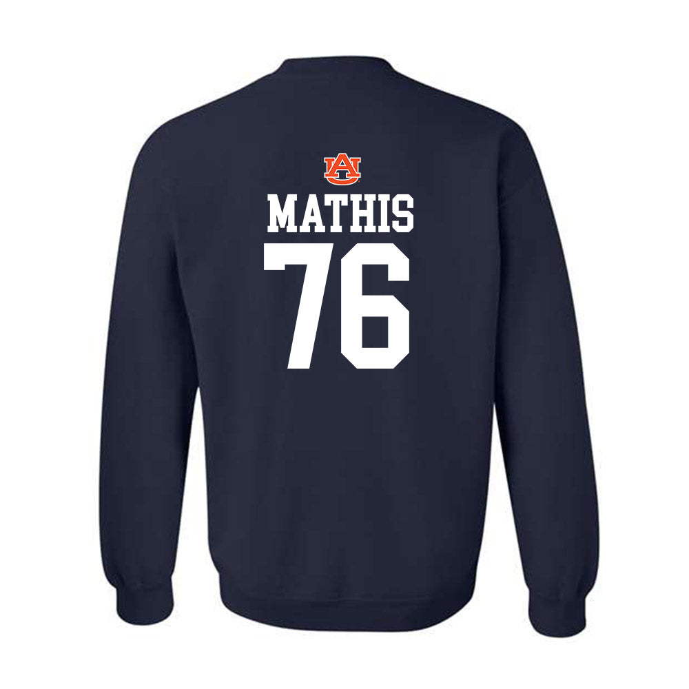 Auburn - NCAA Football : Mason Mathis - Replica Shersey Crewneck Sweatshirt-1