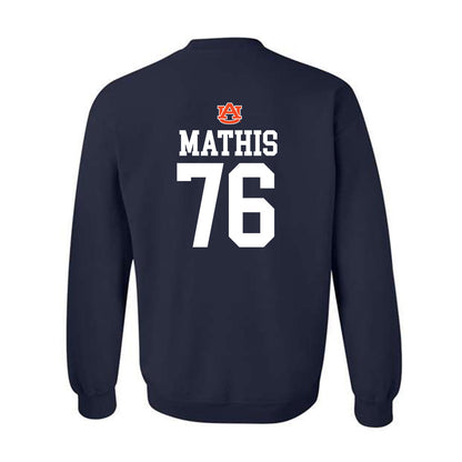 Auburn - NCAA Football : Mason Mathis - Replica Shersey Crewneck Sweatshirt-1