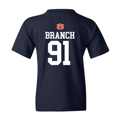 Auburn - NCAA Football : Tavian Branch - Replica Shersey Youth T-Shirt-1