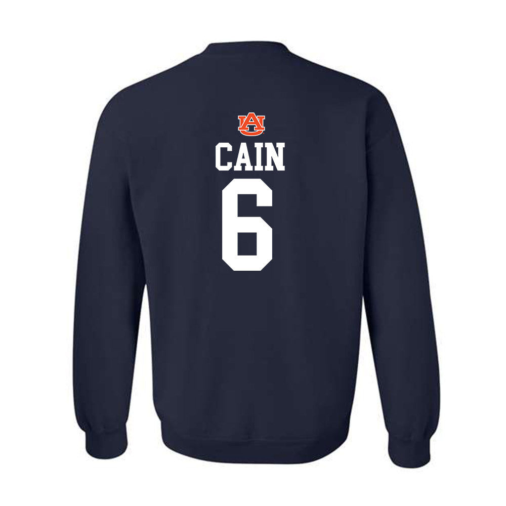 Auburn - NCAA Football : Bryce Cain - Replica Shersey Crewneck Sweatshirt