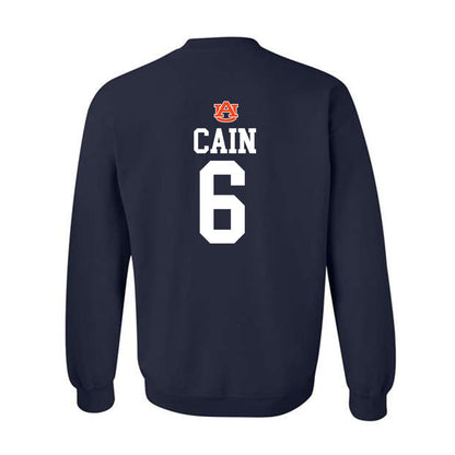 Auburn - NCAA Football : Bryce Cain - Replica Shersey Crewneck Sweatshirt