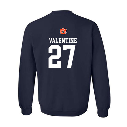 Auburn - NCAA Softball : Peyton Valentine - Replica Shersey Crewneck Sweatshirt-1
