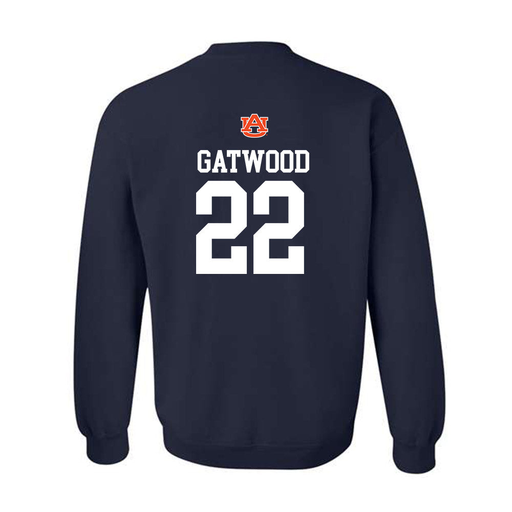 Auburn - NCAA Baseball : Connor Gatwood - Replica Shersey Crewneck Sweatshirt-1