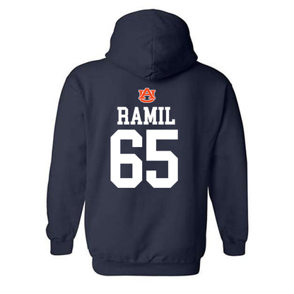 Auburn - NCAA Football : Stanton Ramil - Replica Shersey Hooded Sweatshirt-1