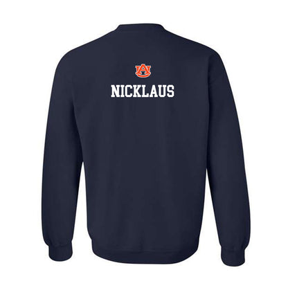 Auburn - NCAA Equestrian : Frankie Nicklaus - Replica Shersey Crewneck Sweatshirt-1