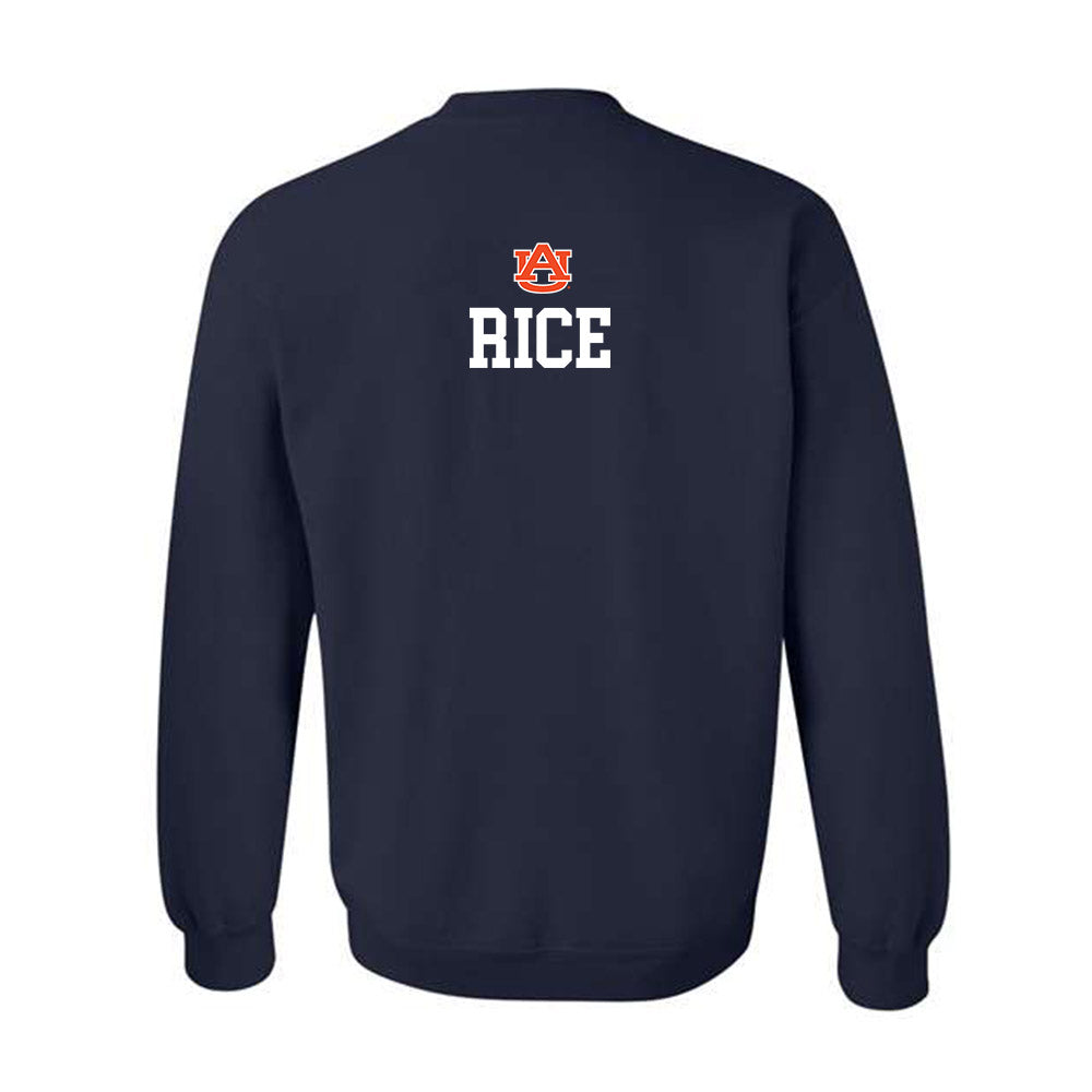 Auburn - NCAA Men's Swimming & Diving : Mike Rice - Replica Shersey Crewneck Sweatshirt-1