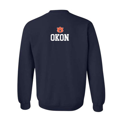 Auburn - NCAA Men's Track & Field : Israel Okon - Replica Shersey Crewneck Sweatshirt-1