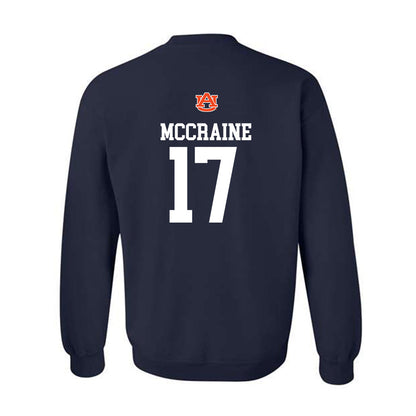 Auburn - NCAA Baseball : Mason McCraine - Replica Shersey Crewneck Sweatshirt-1