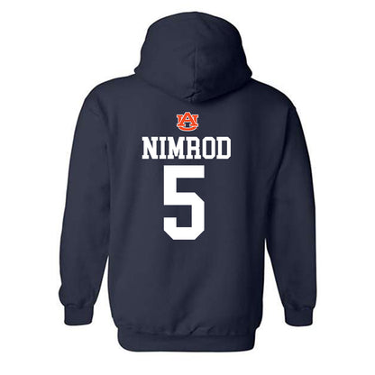 Auburn - NCAA Football : Chas Nimrod - Replica Shersey Hooded Sweatshirt-1