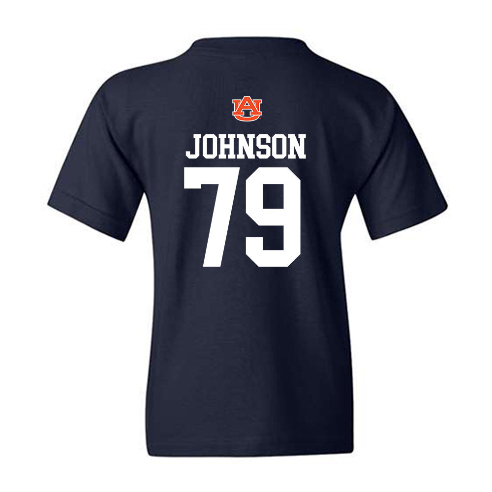 Auburn - NCAA Football : Tyler Johnson - Replica Shersey Youth T-Shirt-1