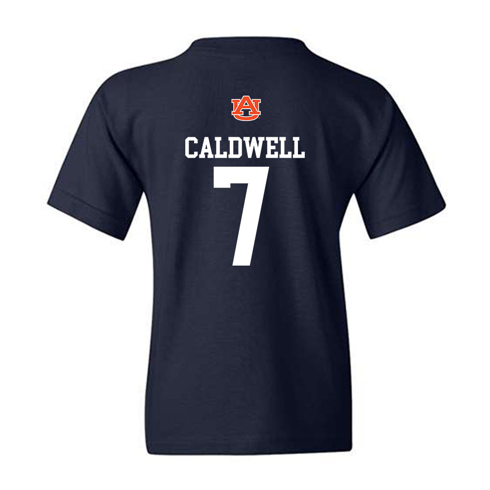 Auburn - NCAA Women's Soccer : Ava Caldwell - Replica Shersey Youth T-Shirt-1