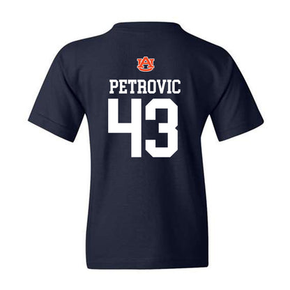 Auburn - NCAA Baseball : Alex Petrovic - Replica Shersey Youth T-Shirt
