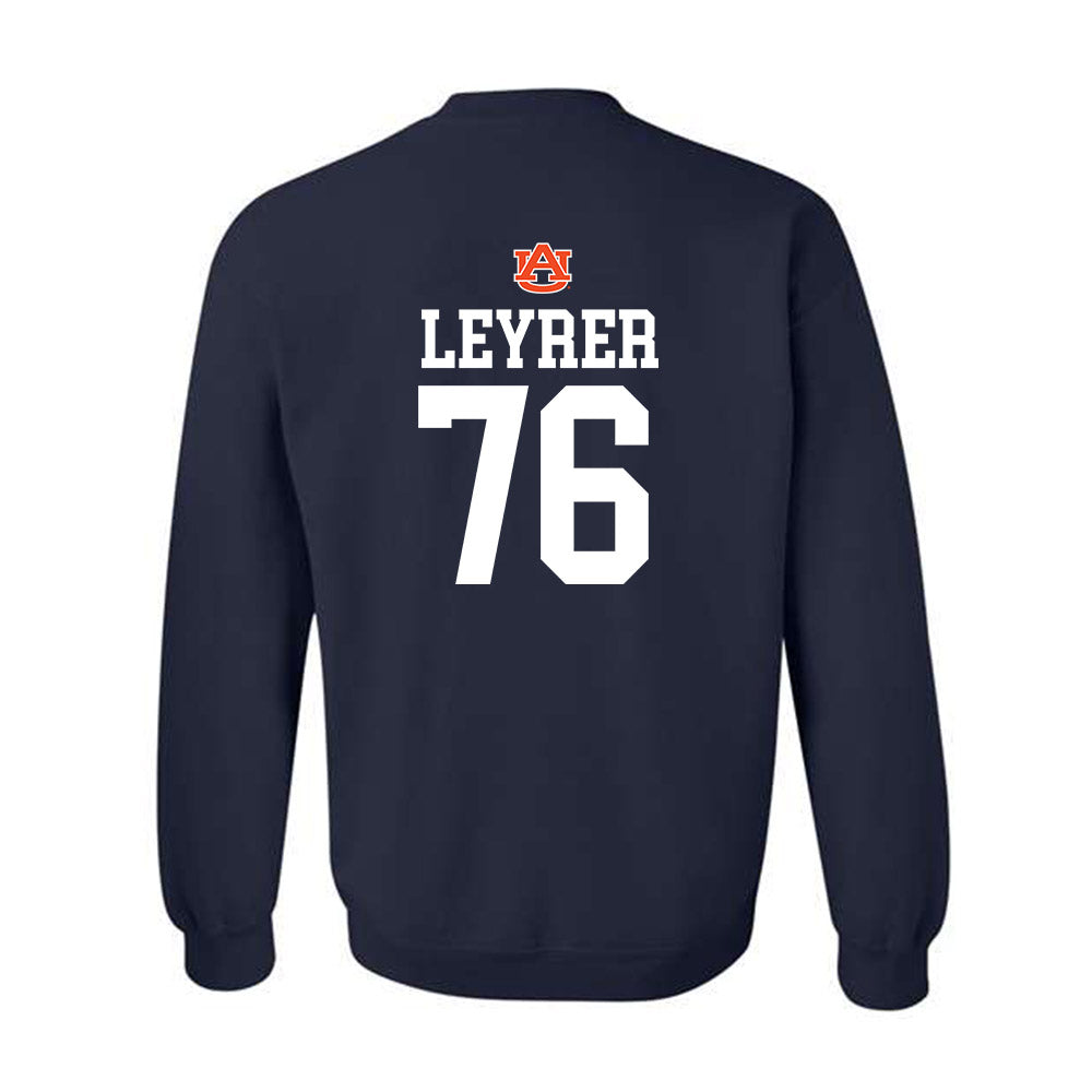 Auburn - NCAA Football : Jack Leyrer - Replica Shersey Crewneck Sweatshirt-1