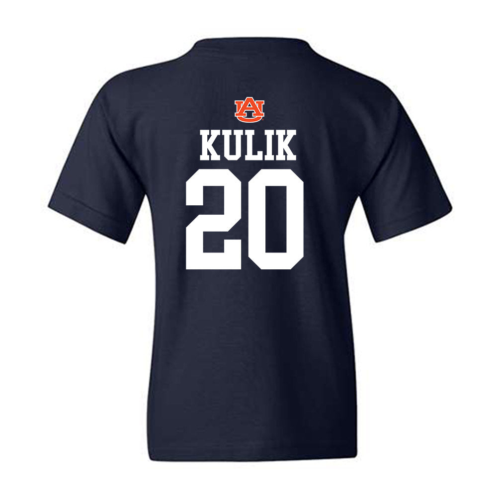 Auburn - NCAA Baseball : Marcel Kulik - Replica Shersey Youth T-Shirt-1