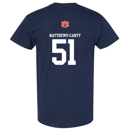 Auburn - NCAA Football : Michael Matthews-Canty - Replica Shersey T-Shirt-1