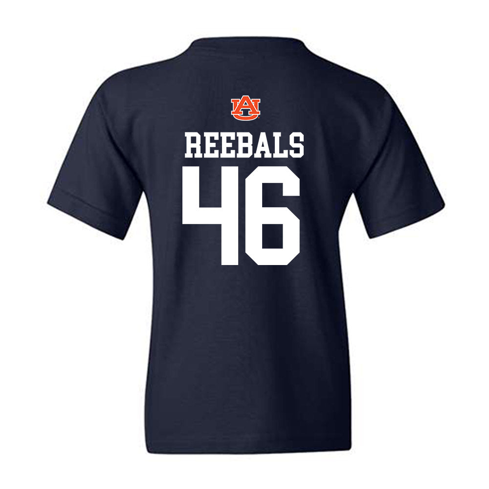 Auburn - NCAA Football : Grey Reebals - Replica Shersey Youth T-Shirt-1