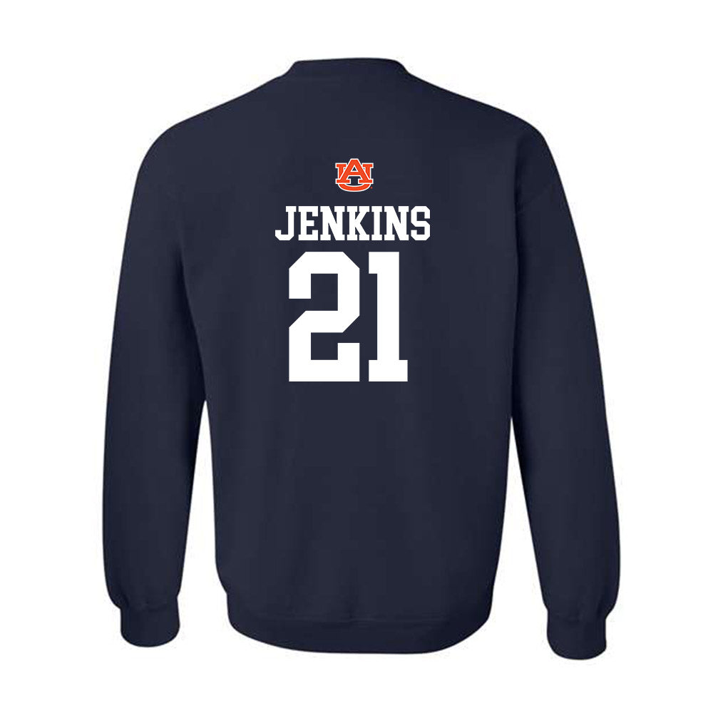 Auburn - NCAA Football : Gavin Jenkins - Replica Shersey Crewneck Sweatshirt-1