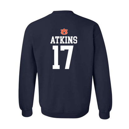 Auburn - NCAA Football : Xavier Atkins - Replica Shersey Crewneck Sweatshirt-1
