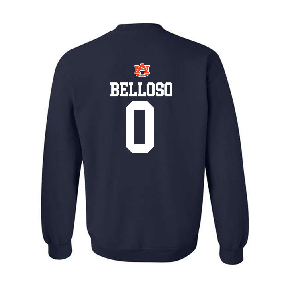 Auburn - NCAA Women's Basketball : Angena Belloso - Replica Shersey Crewneck Sweatshirt-1