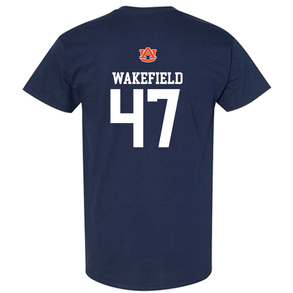 Auburn - NCAA Football : Travis Wakefield - Replica Shersey T-Shirt-1