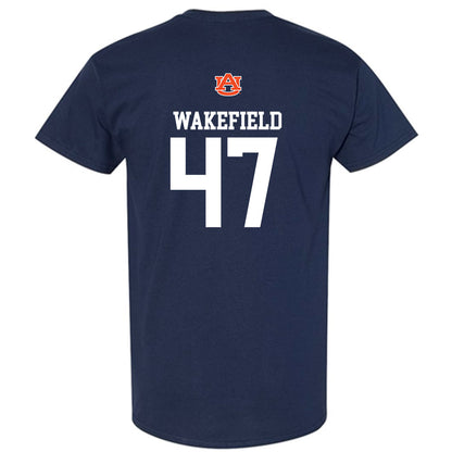 Auburn - NCAA Football : Travis Wakefield - Replica Shersey T-Shirt-1