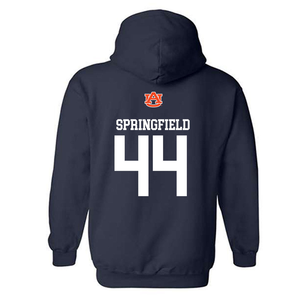 Auburn - NCAA Softball : Cece Springfield - Replica Shersey Hooded Sweatshirt-1