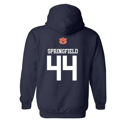 Auburn - NCAA Softball : Cece Springfield - Replica Shersey Hooded Sweatshirt-1