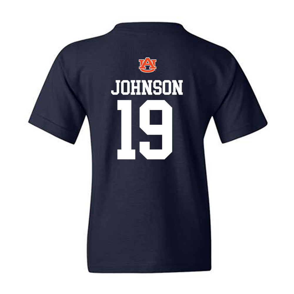 Auburn - NCAA Football : Jake Johnson - Replica Shersey Youth T-Shirt-1