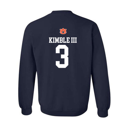 Auburn - NCAA Men's Basketball : George Kimble III - Replica Shersey Crewneck Sweatshirt-1