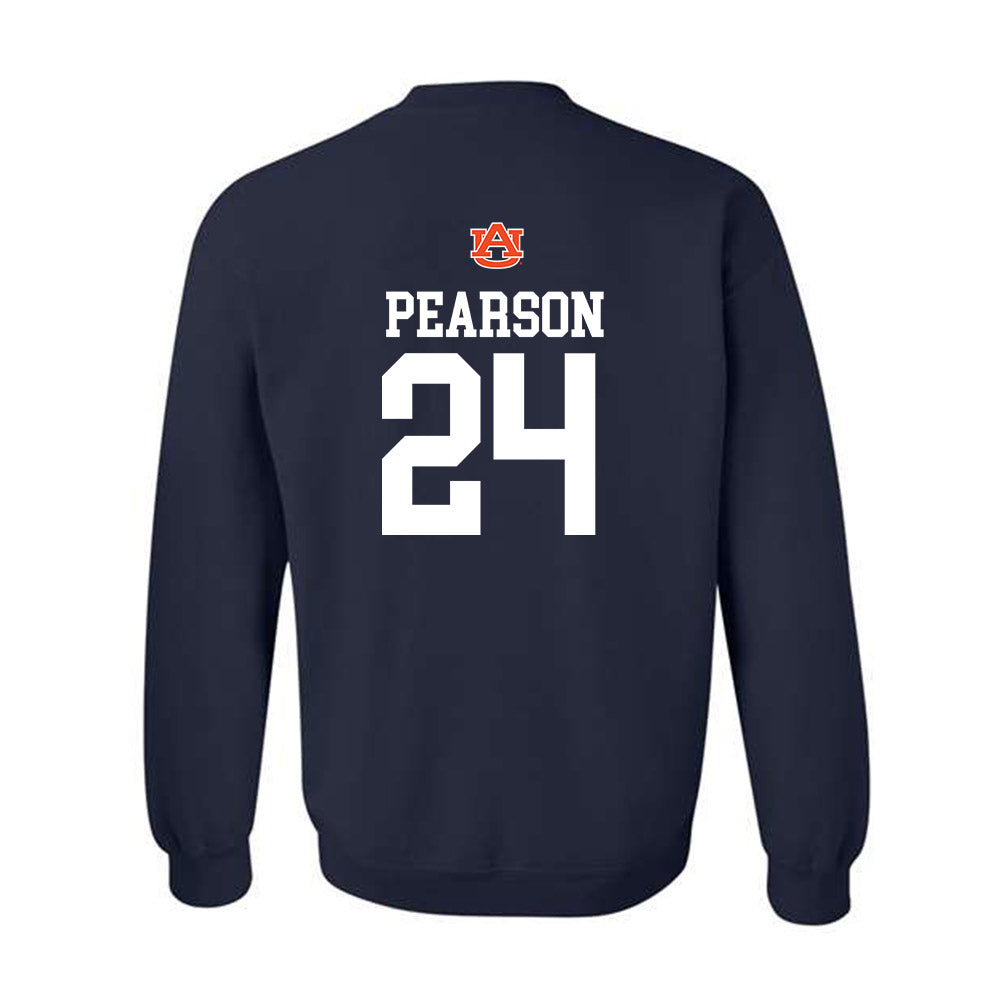 Auburn - NCAA Men's Basketball : Bradley Pearson - Replica Shersey Crewneck Sweatshirt-1