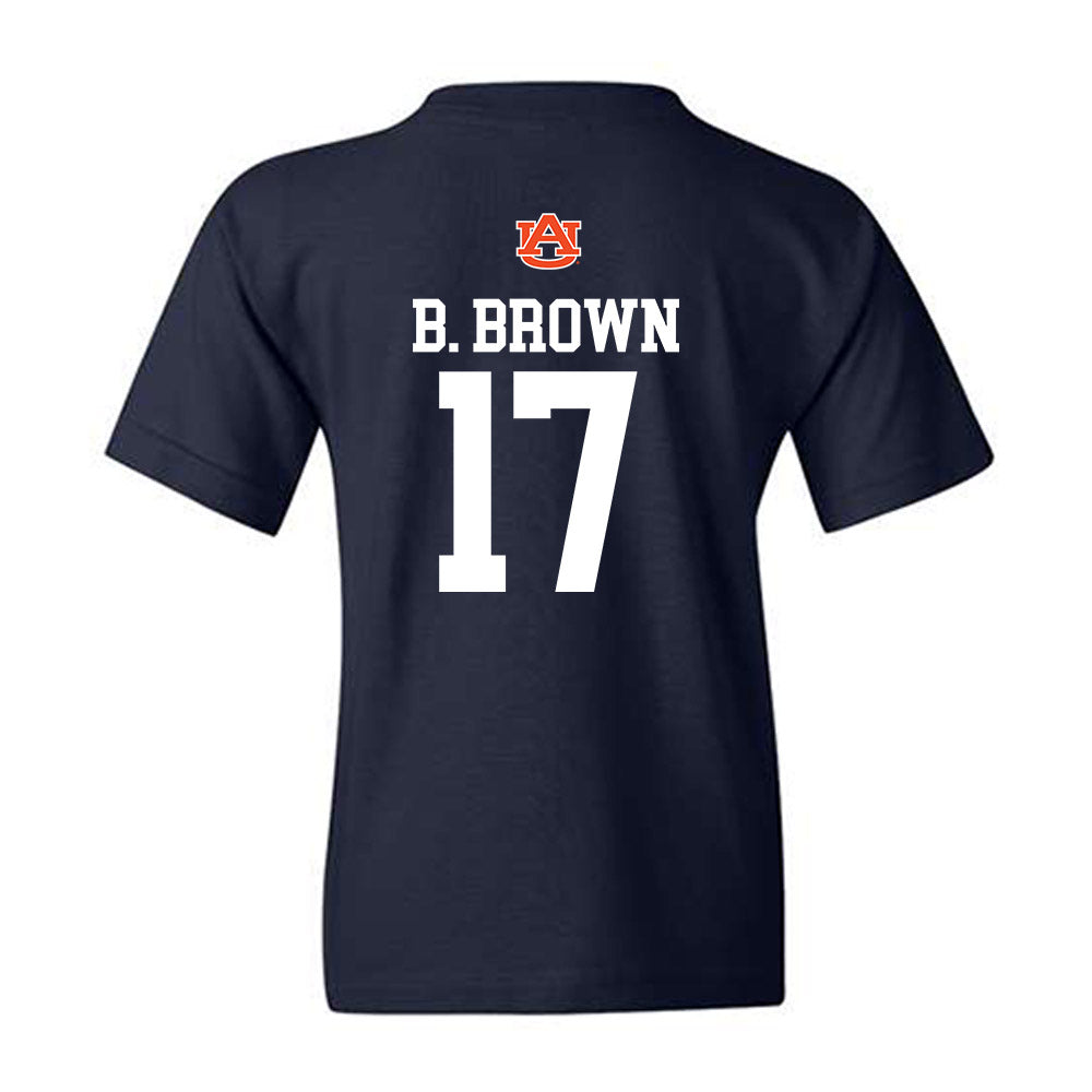 Auburn - NCAA Football : Byrum Brown - Replica Shersey Youth T-Shirt-1