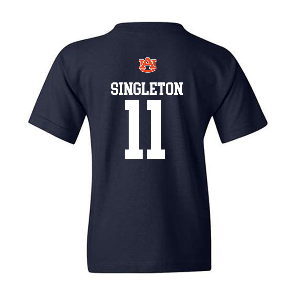 Auburn - NCAA Football : Keshaun Singleton - Replica Shersey Youth T-Shirt-1