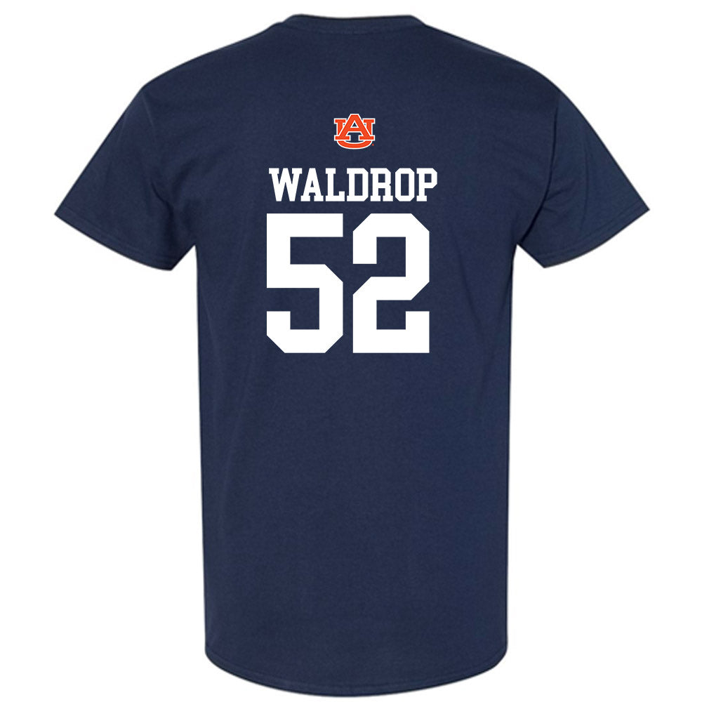 Auburn - NCAA Baseball : Tanner Waldrop - Replica Shersey T-Shirt-1