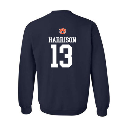 Auburn - NCAA Softball : Ella Harrison - Replica Shersey Crewneck Sweatshirt-1