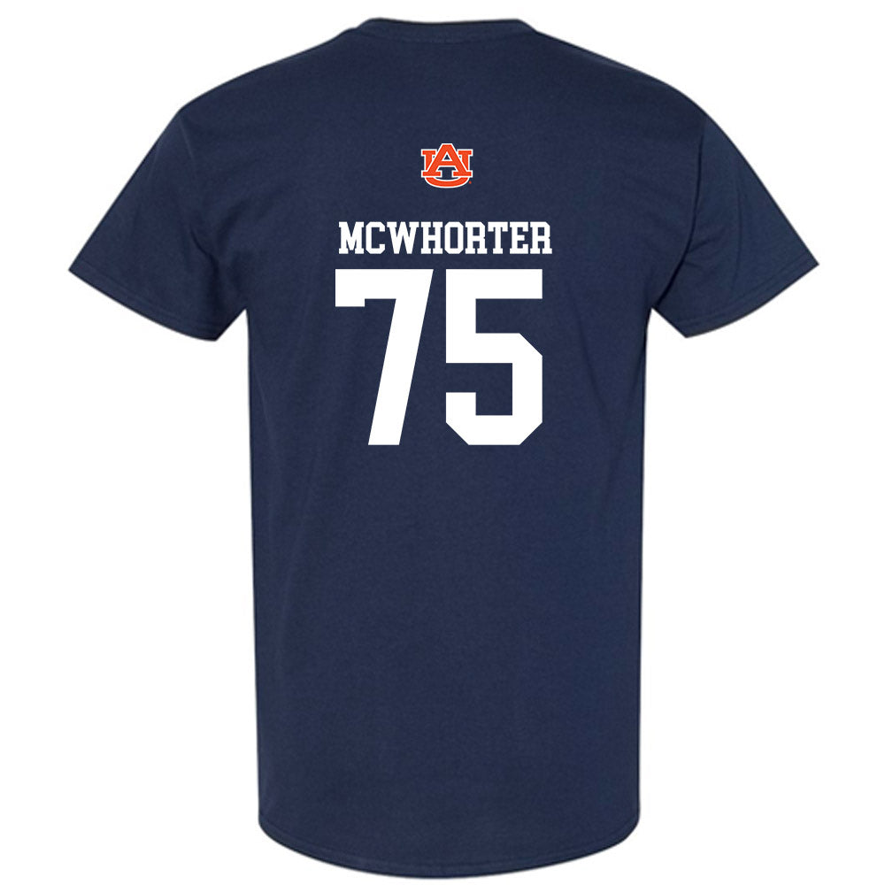 Auburn - NCAA Football : Bear McWhorter - Replica Shersey T-Shirt-1