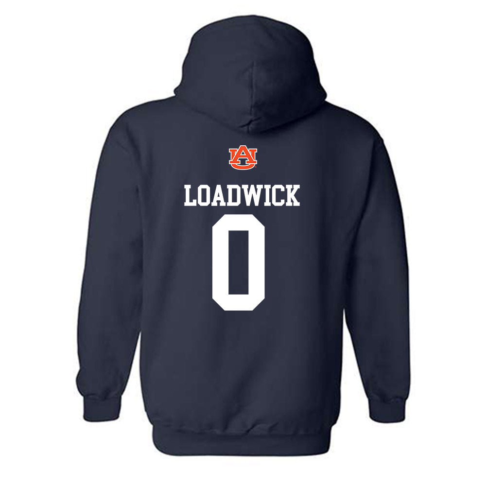 Auburn - NCAA Women's Soccer : Malia Loadwick - Replica Shersey Hooded Sweatshirt-1