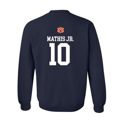 Auburn - NCAA Football : Walter Mathis Jr. - Replica Shersey Crewneck Sweatshirt-1