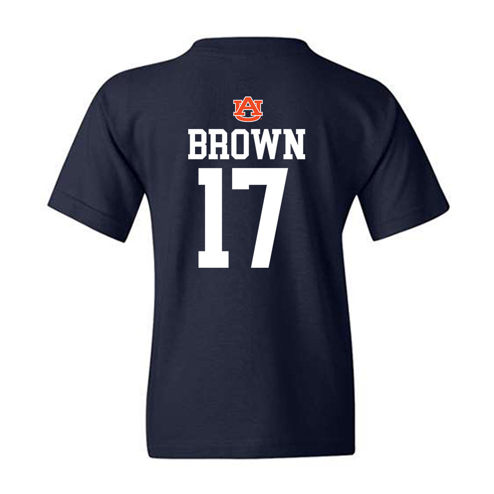 Auburn - NCAA Football : Byrum Brown - Replica Shersey Youth T-Shirt-1