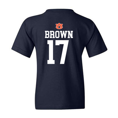 Auburn - NCAA Football : Byrum Brown - Replica Shersey Youth T-Shirt-1