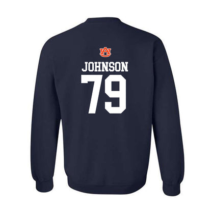 Auburn - NCAA Football : Tyler Johnson - Replica Shersey Crewneck Sweatshirt-1