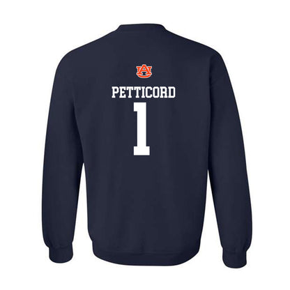 Auburn - NCAA Women's Basketball : Mya Petticord - Replica Shersey Crewneck Sweatshirt-1