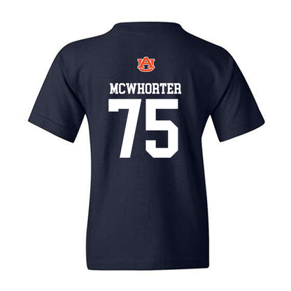 Auburn - NCAA Football : Bear McWhorter - Replica Shersey Youth T-Shirt-1