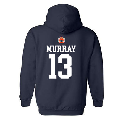 Auburn - NCAA Football : Chriskelly Murray - Replica Shersey Hooded Sweatshirt-1