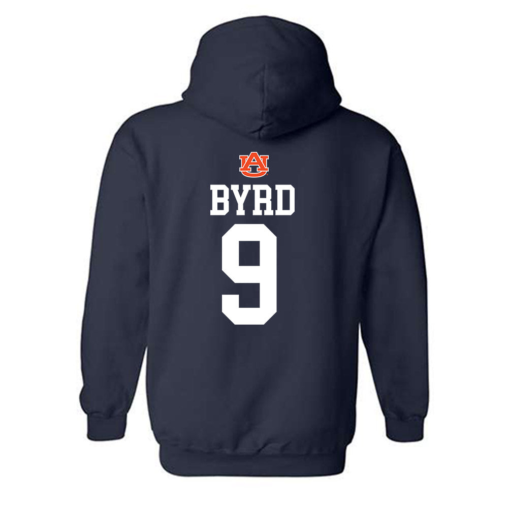 Auburn - NCAA Softball : Leah Byrd - Replica Shersey Hooded Sweatshirt-1