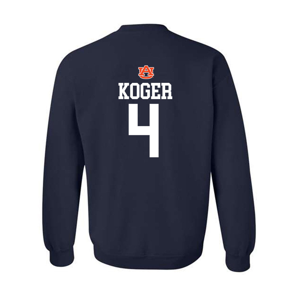 Auburn - NCAA Football : Jeremiah Koger - Replica Shersey Crewneck Sweatshirt-1