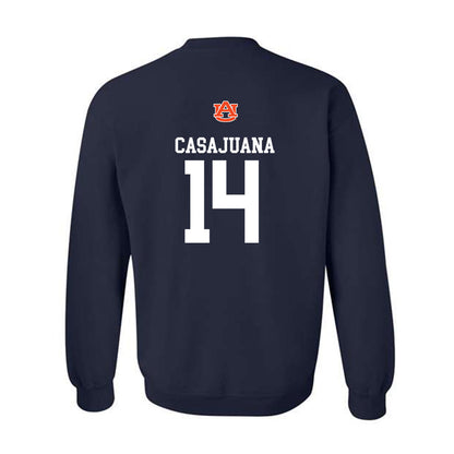 Auburn - NCAA Women's Soccer : Clara Casajuana - Replica Shersey Crewneck Sweatshirt-1