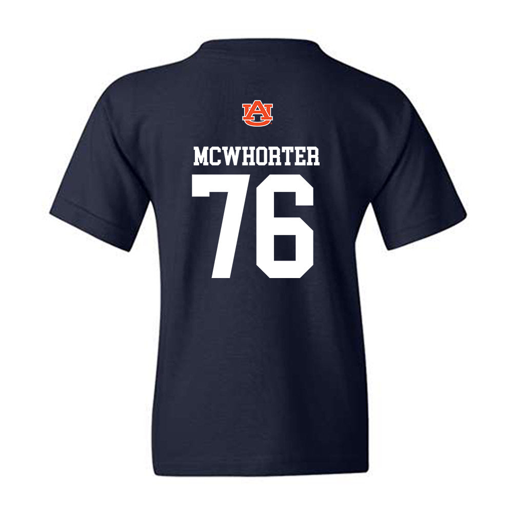 Auburn - NCAA Football : Bear McWhorter - Replica Shersey Youth T-Shirt-1